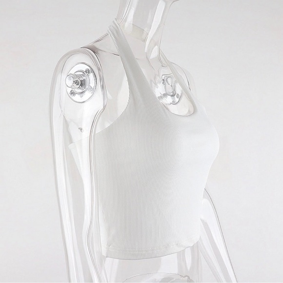 Rib Knit Halter Top - Picture 3 of 7